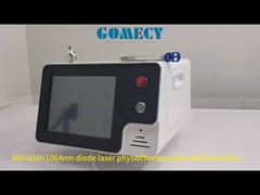 Diyot Lazer 980Nm 810nm 650nm 1064nm Sınıf 4 Lazer Ağrı Kolaylaştırma Cihazı Lazer Fizyoterapi