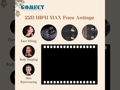 22D HIFU MAX Yüz Anti Yaşlanma Kıvırcık Kaldırma Deri Sıkıştırma Güzellik Makinesi